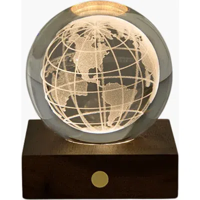 Uncommon Goods Earth Light Globe In Dark Brown