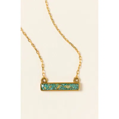 Uncommon Goods Flecks Of Gold Birthstone Necklace