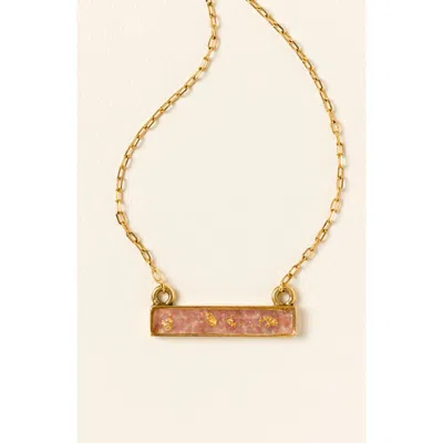 Uncommon Goods Flecks Of Gold Birthstone Necklace