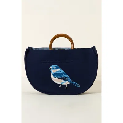 Uncommon Goods For The Birds Handbag In Blue