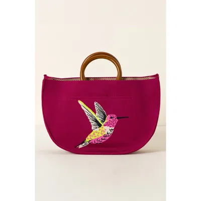 Uncommon Goods For The Birds Handbag In Burgundy