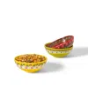 Uncommon Goods Garden Mezze Snack Bowls - Set Of 3 By Natto In Multi