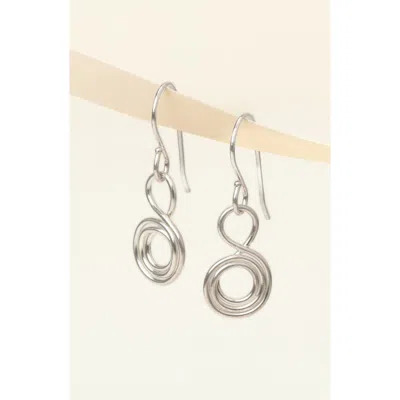 Uncommon Goods Gratitude Earrings In Silver