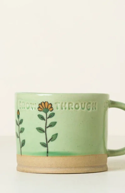Uncommon Goods Grow Through It Mug In Green