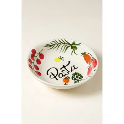 Uncommon Goods Hand-painted Italian Serving Bowl By Rosanna S Inc In Multi