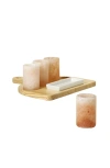 Uncommon Goods Himalayan Salt Tequila Glasses Set In Neutral