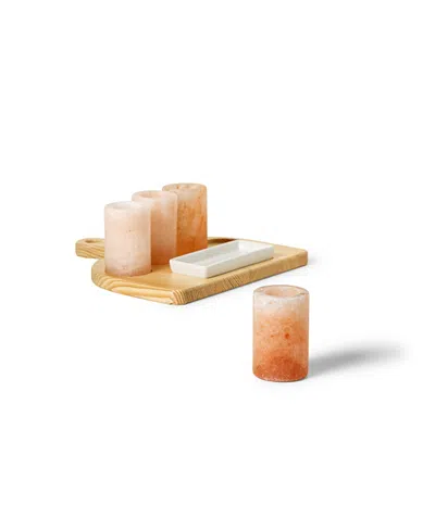 Uncommon Goods Himalayan Salt Tequila Glasses, Set Of 4 In Pink