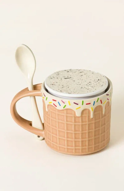 Uncommon Goods Ice Cream Pint Mug In Multi