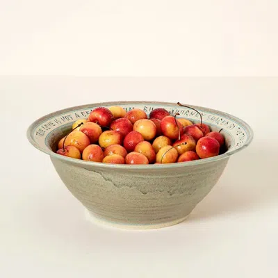 Uncommon Goods Journey Of True Love Serving Bowl In Gray