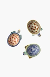 Uncommon Goods Majolica Salsa Turtle Bowls Set In Multi