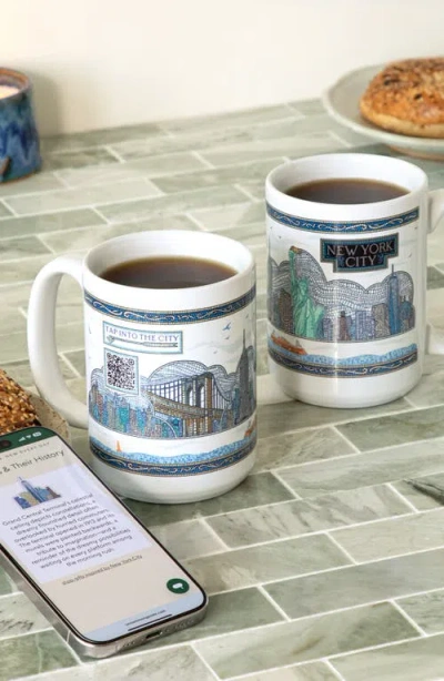 Uncommon Goods Nyc Interactive Qr Mug In White
