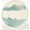 Uncommon Goods Ocean Wave Sand Art In Teal & White