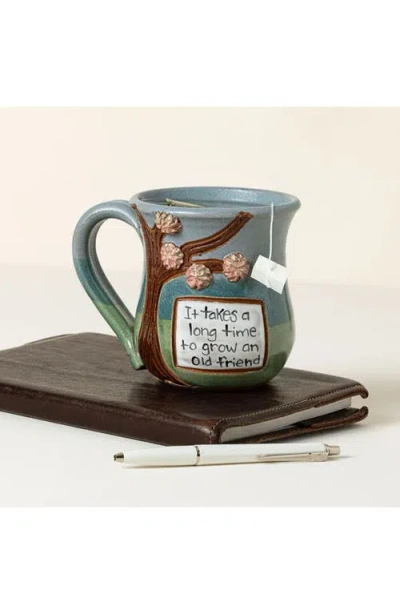 Uncommon Goods Old Friends Mug By Mudworks Pottery In Multi