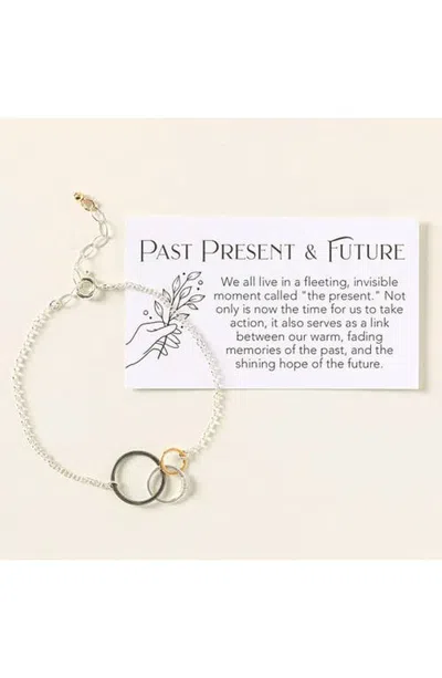 Uncommon Goods Past Present Future Bracelet By Freshie And Zero In Silver