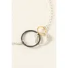 Uncommon Goods Past Present Future Bracelet In Silver/gold