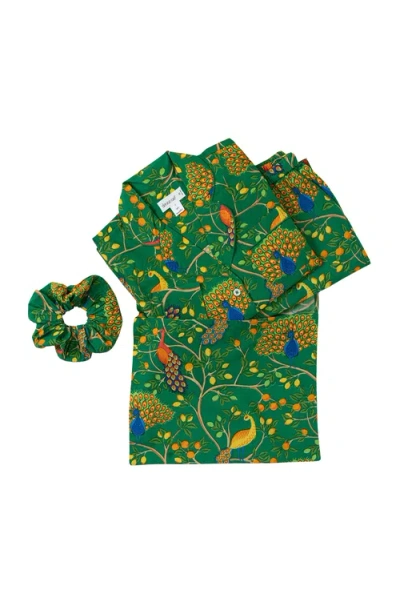 Uncommon Goods Peacock Pajama Gift Set