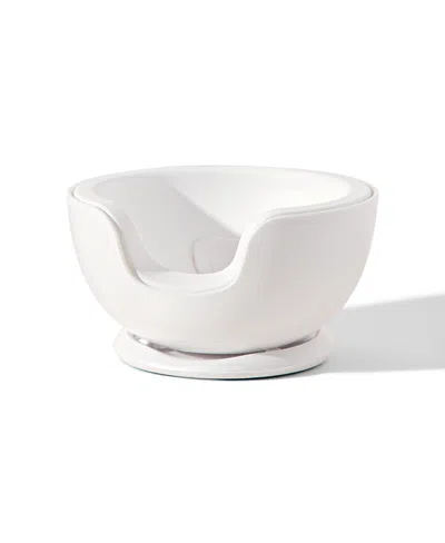 Uncommon Goods Personal Stemless Wine Chiller, Set Of Chill Cradle And Stand In White