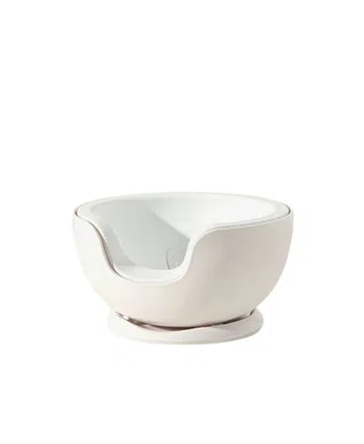 Uncommon Goods Personal Stemless Wine Chiller, Set Of Chill Cradle And Stand In White