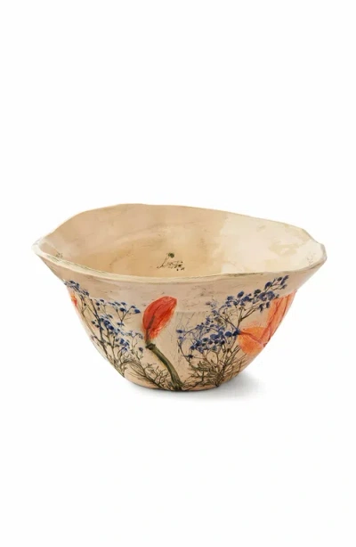 Uncommon Goods Pressed Garden Of Love Serving Bowl