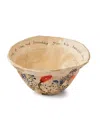 Uncommon Goods Pressed Garden Of Love Serving Bowl By Nina J Design Studios In Nude
