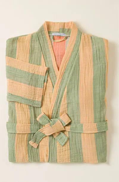 Uncommon Goods Quick Dry Turkish Cotton Robe By Kin & Care In Green