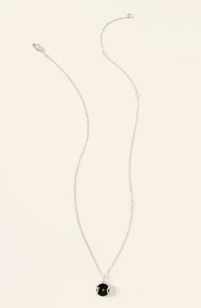 Uncommon Goods Real Snowflake Forever Necklace In Silver