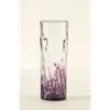 Uncommon Goods Recycled Glass Birth Month Flower Vase In Purple