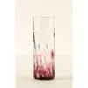 Uncommon Goods Recycled Glass Birth Month Flower Vase In Red