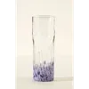 Uncommon Goods Recycled Glass Birth Month Flower Vase In White