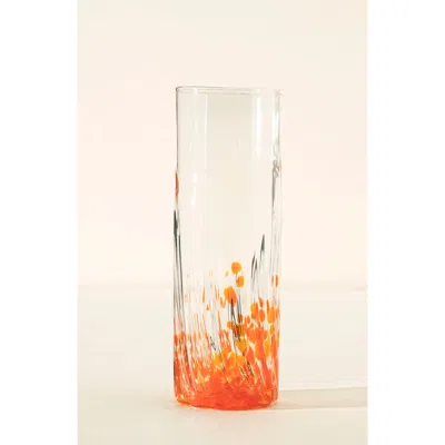 Uncommon Goods Recycled Glass Birth Month Flower Vase In Yellow