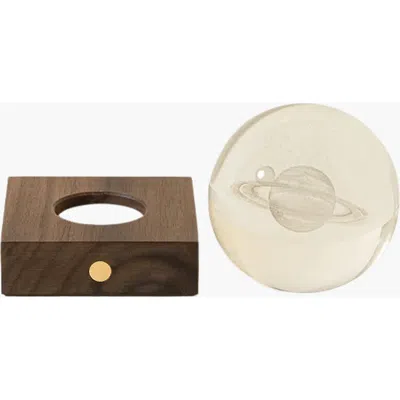 Uncommon Goods Saturn Light Globe In Clear Globe