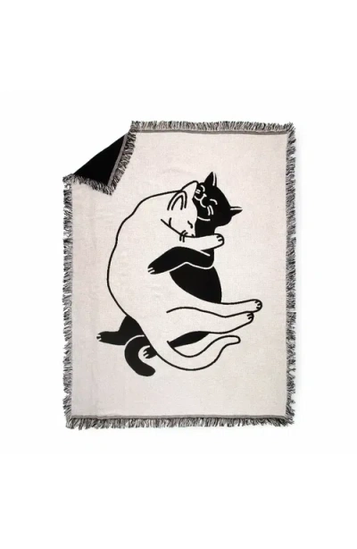 Uncommon Goods Snuggle Cat Throw Blanket