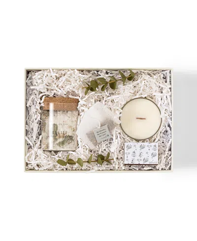 Uncommon Goods Soothing Eucalyptus Meditation Bath Set By Sense Self Care In White