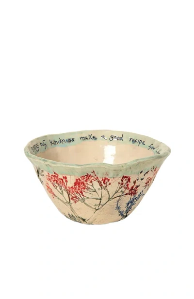 Uncommon Goods Sprigs Of Kindness Bowl In Multi