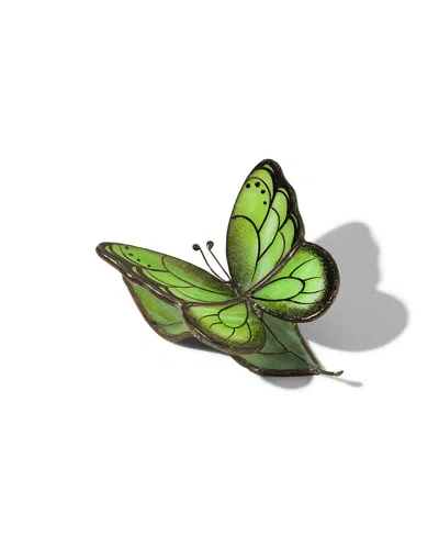 Uncommon Goods Stained Glass Butterflies With A Message In Green