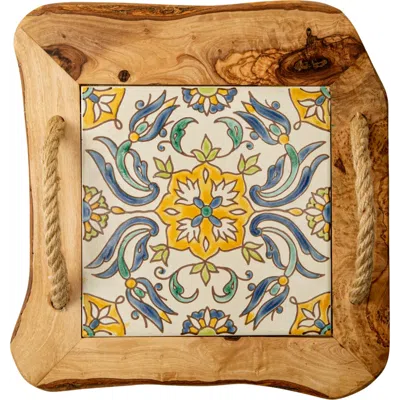 Uncommon Goods Tunisian Bites Serving Tray In Multi