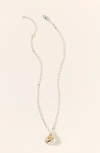 Uncommon Goods Two Tone Hug Necklace