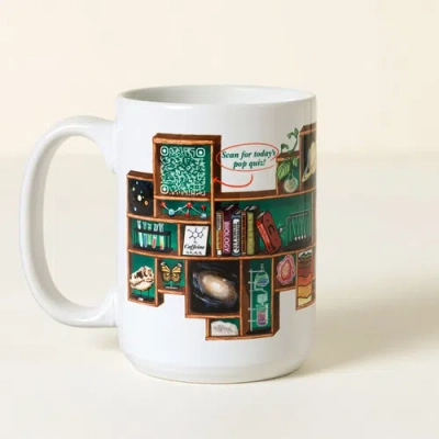 Uncommon Goods Weird Science Trivia Qr Mug In Multi