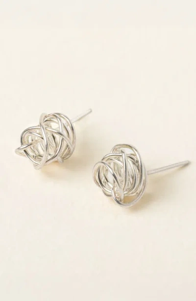 Uncommon Goods Winding Road Earrings In Silver