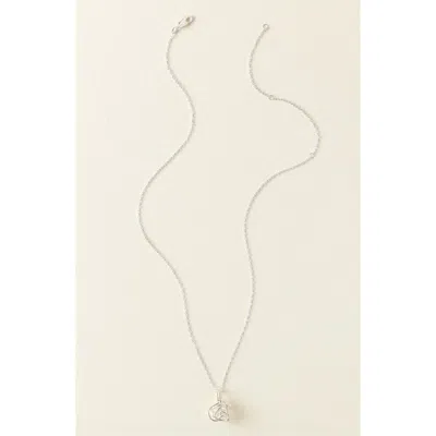Uncommon Goods Winding Road Necklace In Silver