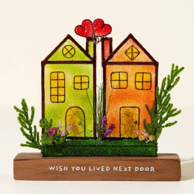 Uncommon Goods Wish You Lived Next Door Sculpture In Multi