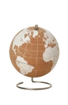 Uncommon Goods World Traveler's Cork Globe In Cork