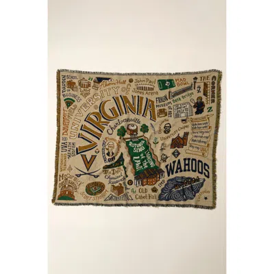 Uncommon Goods Woven College Blankets In Brown