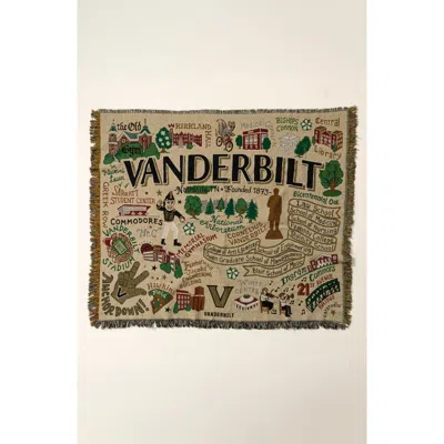 Uncommon Goods Woven College Blankets In Brown