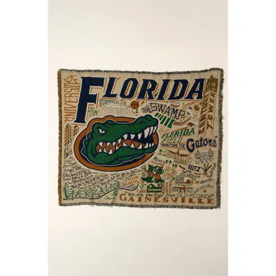 Uncommon Goods Woven College Blankets In Brown