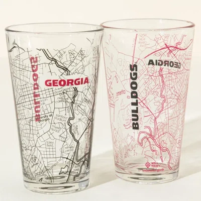 Uncommon Goods Your College Town Pint Glass In Transparent
