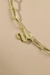 Uncommon James Cursive Initial Monogram Necklace In Gold
