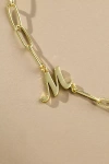 Uncommon James Cursive Initial Monogram Necklace In Gold