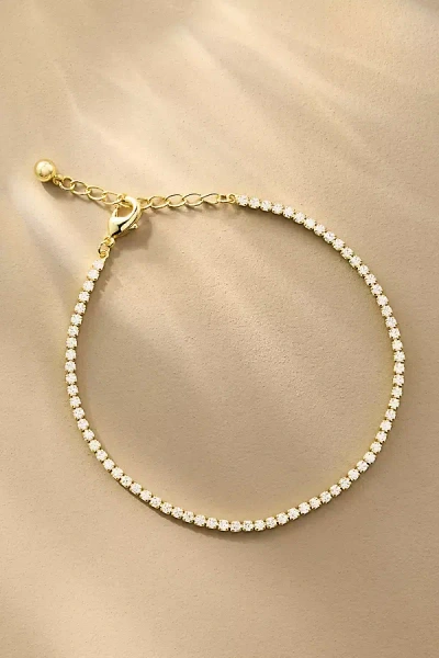 Uncommon James Glam Tennis Bracelet In Gold