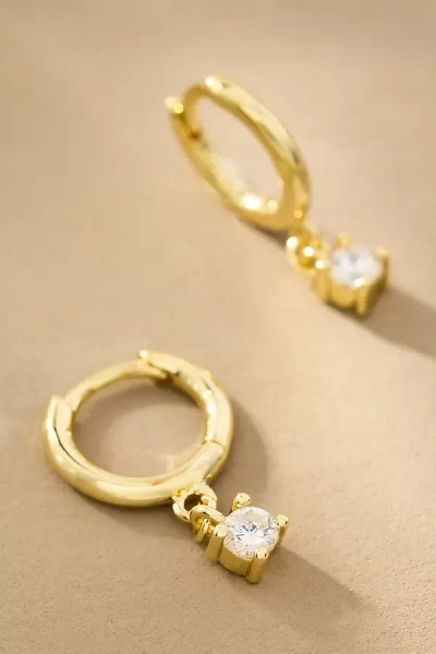 Uncommon James Going Solo Huggie Hoop Earrings In Gold